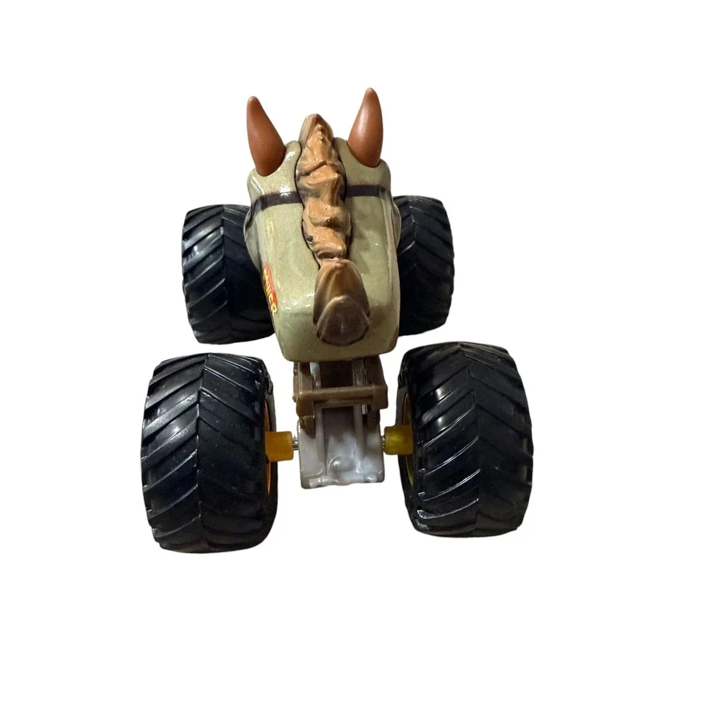 Monster Jam Horse Power Monster Truck Diecast Toy Tan Brown 1:64 Scale